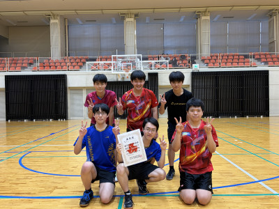 卓球男子団体3位