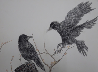 ３年井上雫「黒鴉」