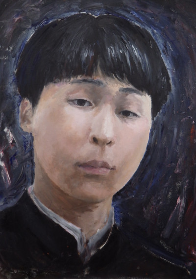 １年重松琉生「自画像」